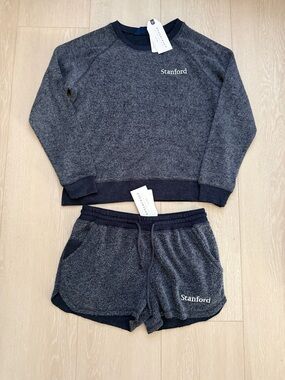 Boxercraft Stanford Navy and Gray Women's Loungewear Set
